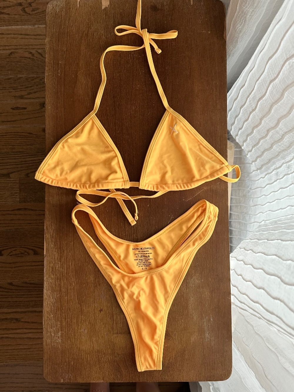 Boutine LA The Original Bikini Set in Butter Yellow